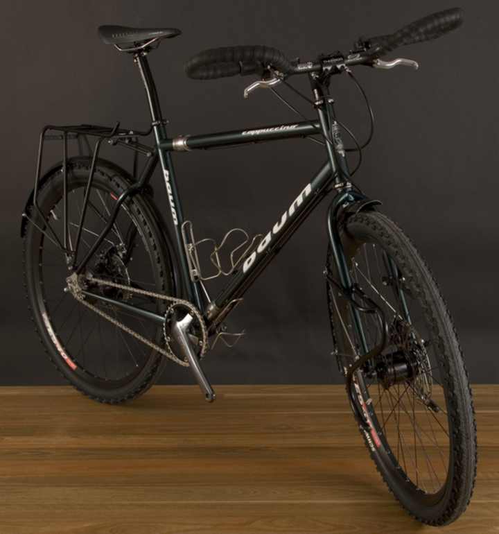 Baum Cycles Cappuccino MTB touring bike with S and S Couplings 