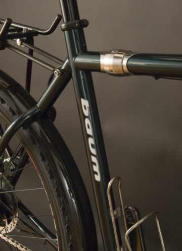 Baum Cycles Cappuccino MTB touring bike with S and S Couplings 
