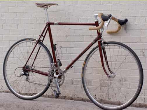 Coast Cycles road bike with S and S Couplings