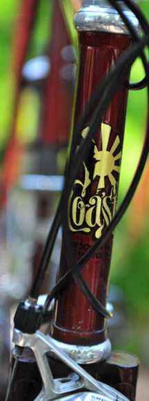 Coast Cycles road bike with S and S Couplings