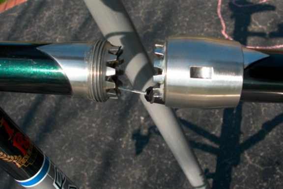 Packing sequence for a Raleigh road bike retrofit with S and S Couplings